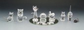 SWAROVSKI CRYSTAL 8 PIECE CAT,