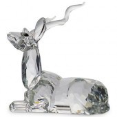 SWAROVSKI CRYSTAL ANTELOPE FIG