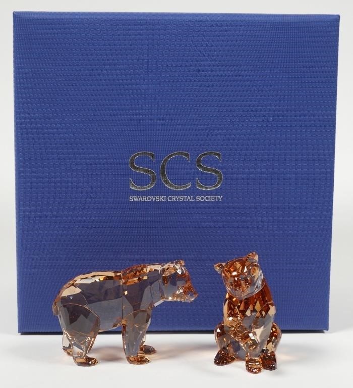 SWAROVSKI CRYSTAL BEAR CUBS, SCS