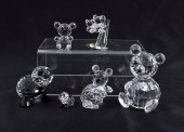 SWAROVSKI CRYSTAL BEARS: 6 pie