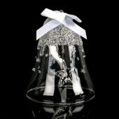 SWAROVSKI CRYSTAL BELL ORNAMEN