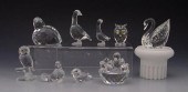 SWAROVSKI CRYSTAL BIRDS: Nine