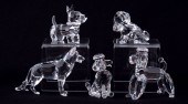 SWAROVSKI CRYSTAL DOG FIGURINE