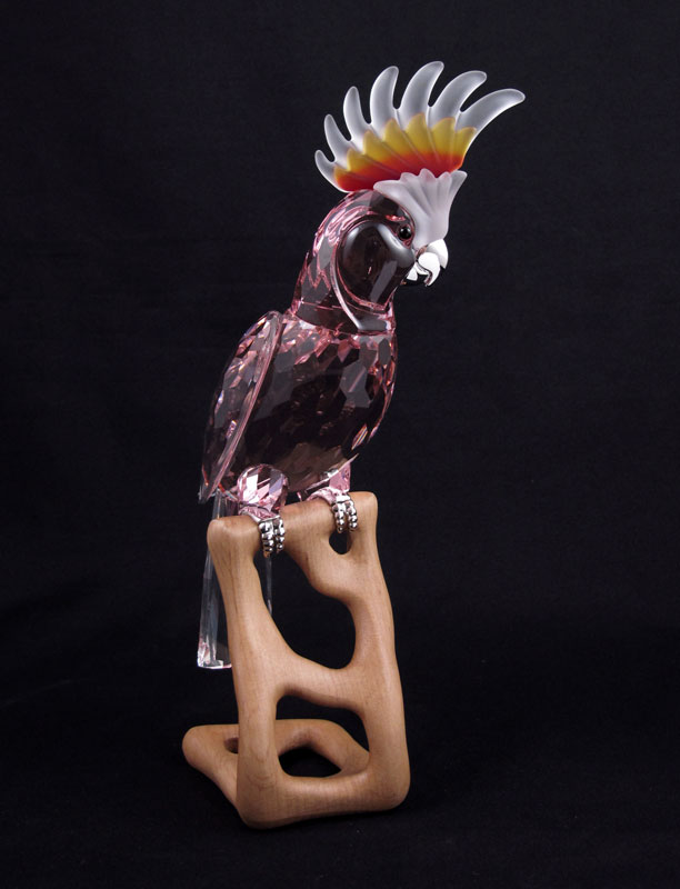 SWAROVSKI CRYSTAL FIGURAL COCKATOO: