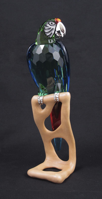 SWAROVSKI CRYSTAL FIGURAL MACAW: