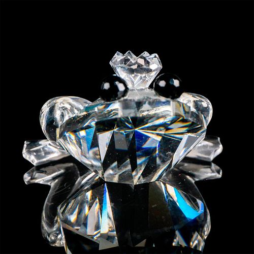SWAROVSKI CRYSTAL FIGURE, FROG