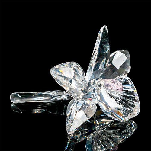 SWAROVSKI CRYSTAL FIGURE, ORCHID