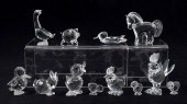 SWAROVSKI CRYSTAL FIGURES: 10