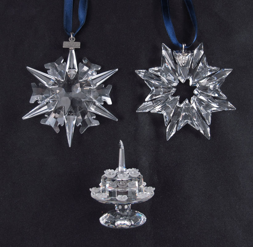SWAROVSKI CRYSTAL FIGURES: 3