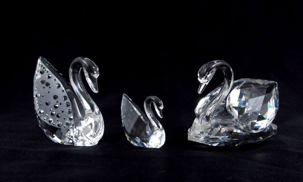 SWAROVSKI CRYSTAL FIGURES: 3