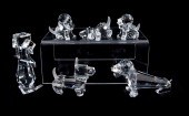 SWAROVSKI CRYSTAL FIGURES: 6 p