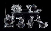 SWAROVSKI CRYSTAL FIGURES: 6 p