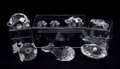 SWAROVSKI CRYSTAL FIGURES: 7 (