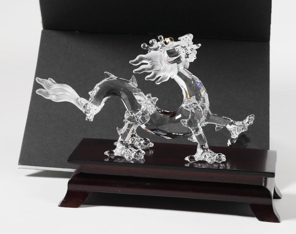 SWAROVSKI CRYSTAL FIGURINE DRAGON