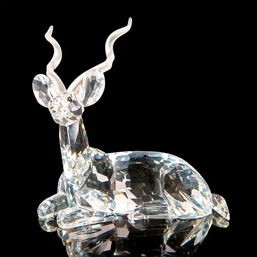 SWAROVSKI CRYSTAL FIGURINE, KUDU