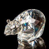 SWAROVSKI CRYSTAL FIGURINE, PO