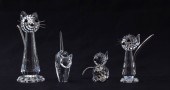 SWAROVSKI CRYSTAL FIGURINES: 4