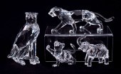 SWAROVSKI CRYSTAL FIGURINES: A