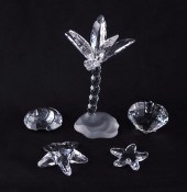 SWAROVSKI CRYSTAL FIGURINES: T