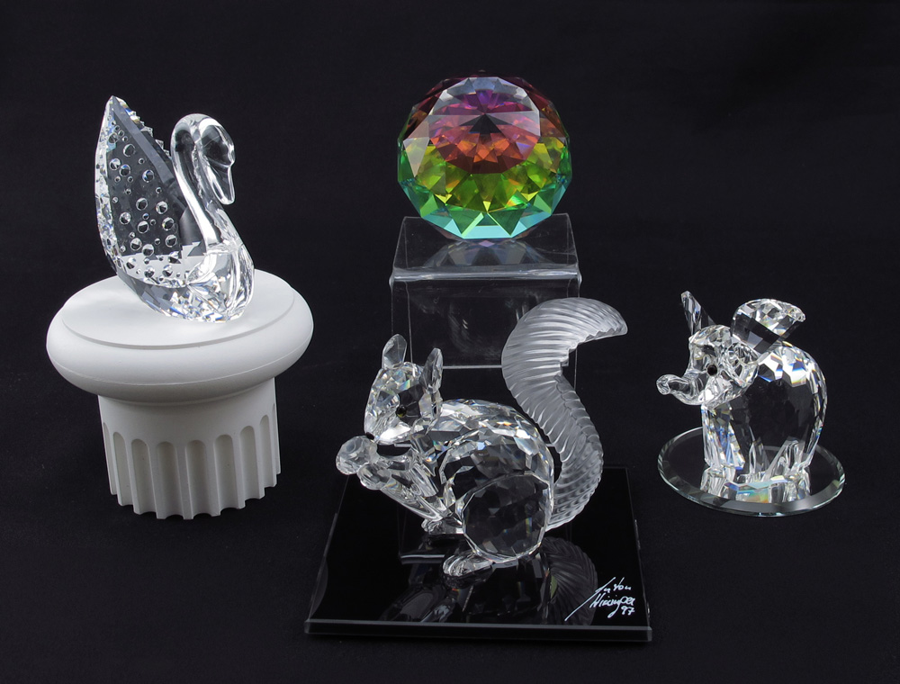 SWAROVSKI CRYSTAL FIGURINES: To