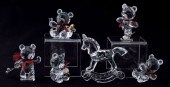 SWAROVSKI CRYSTAL FIGURINES: T
