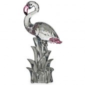 SWAROVSKI CRYSTAL FLAMINGO FIG