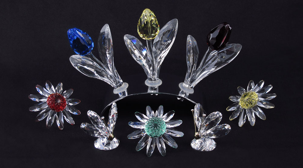 SWAROVSKI CRYSTAL FLOWERS &