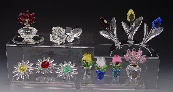 SWAROVSKI CRYSTAL FLOWERS: