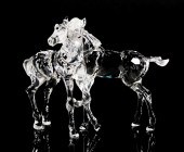 SWAROVSKI CRYSTAL FOALS FIGURI