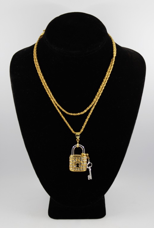 SWAROVSKI CRYSTAL LOCK & KEY