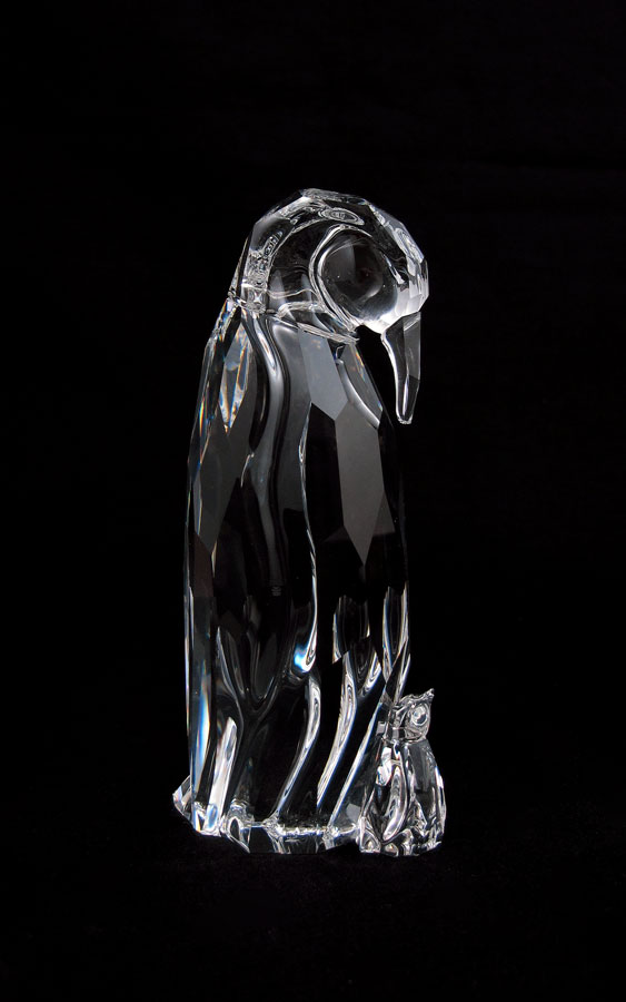 SWAROVSKI CRYSTAL MOTHER PENGUIN