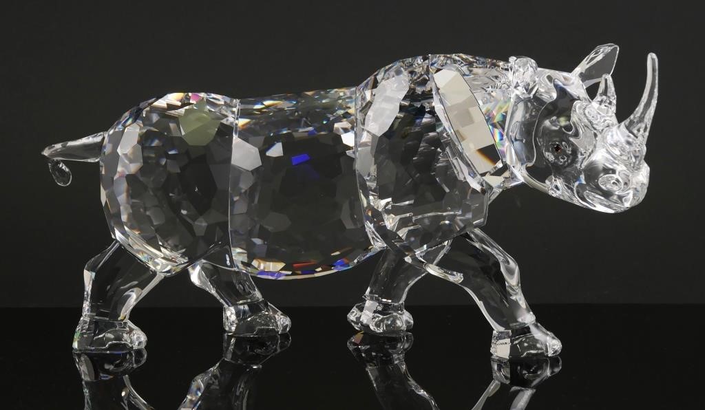 SWAROVSKI CRYSTAL RHINOCEROS