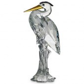SWAROVSKI CRYSTAL SILVER HERON