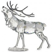 SWAROVSKI CRYSTAL STAG ELK FIG
