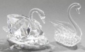 SWAROVSKI CRYSTAL SWAN AND GLA