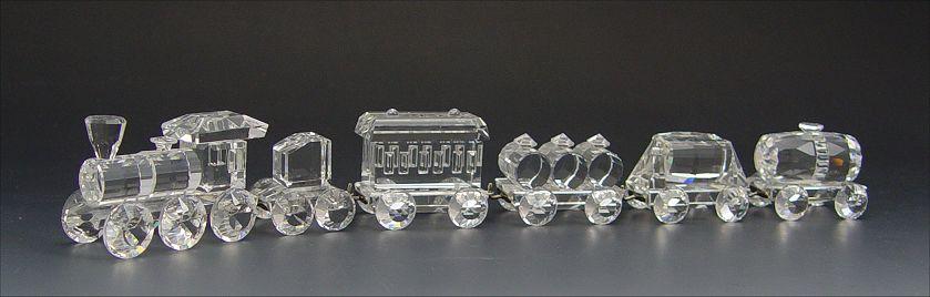 SWAROVSKI CRYSTAL TRAIN SET: 1988