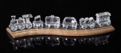 SWAROVSKI CRYSTAL TRAIN SET 7