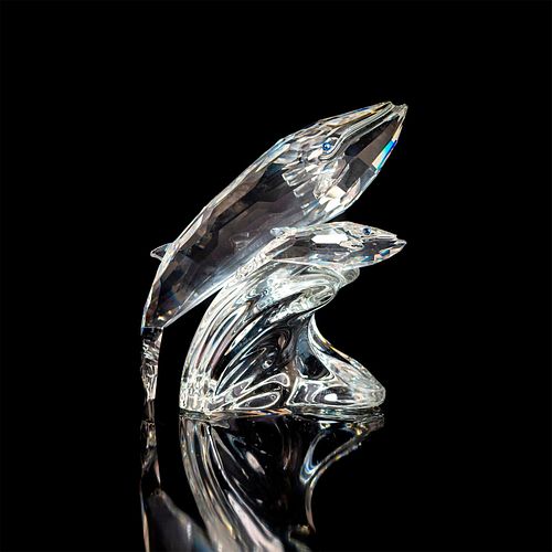SWAROVSKI CRYSTAL WHALE FIGURINE