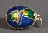 SWAROVSKI FABERGE STYLE GILT A