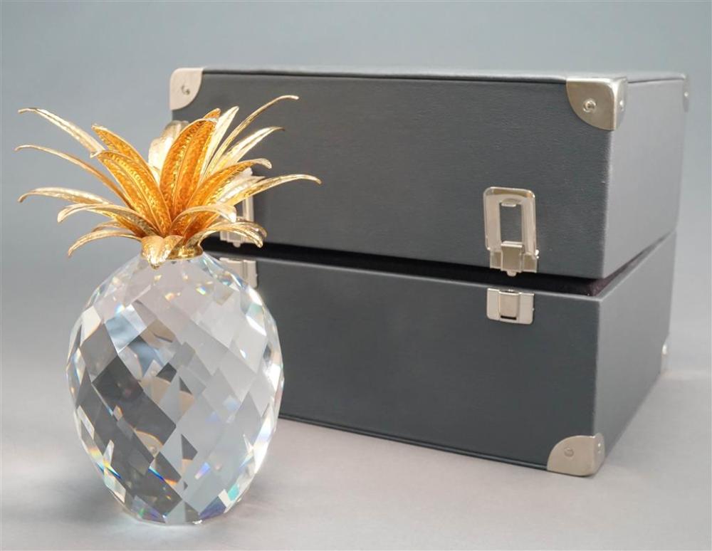 SWAROVSKI GILT METAL MOUNTED
