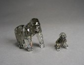 SWAROVSKI GRAY CRYSTAL FIGURE