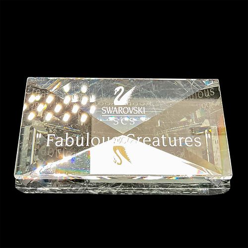 SWAROVSKI SCS CRYSTAL PLAQUE,