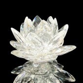 SWAROVSKI SILVER CRYSTAL CANDL