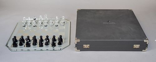 SWAROVSKI SILVER CRYSTAL CHESS