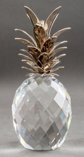 SWAROVSKI STYLE CRYSTAL PINEAP