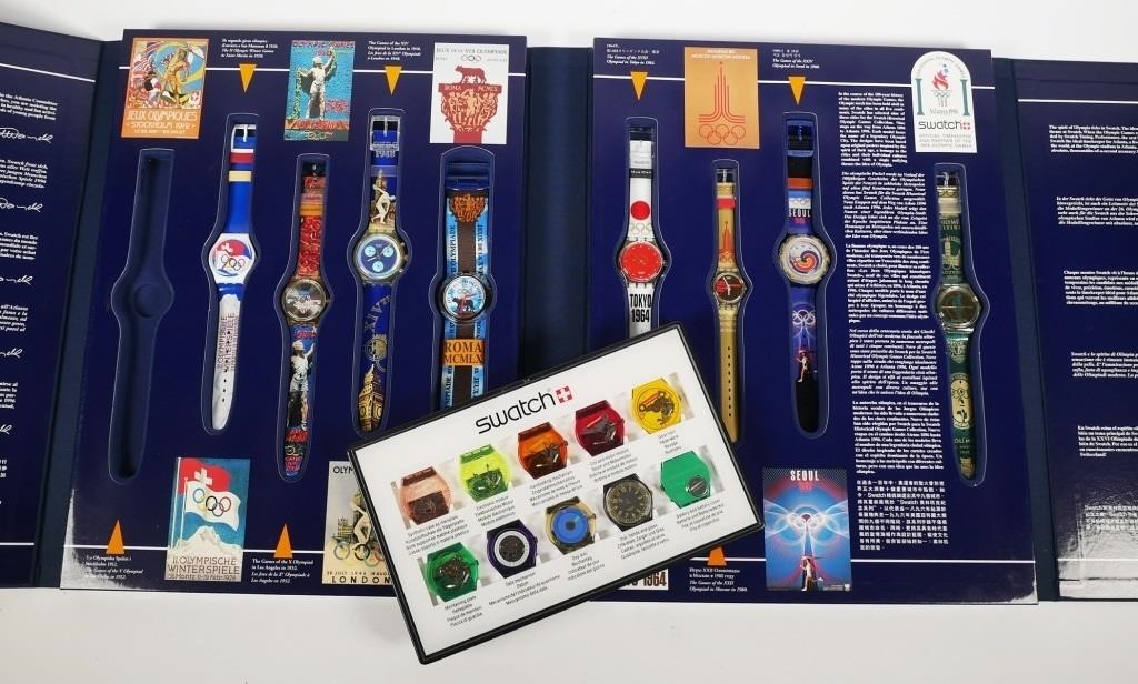 SWATCH WATCH PARTS DISPLAY &