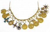 SWEDISH 18KT GOLD MINIATURE MI