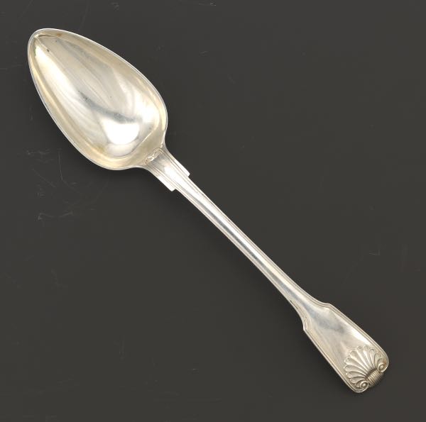 SWEDISH 830 SILVER SERVING SPOON BY
