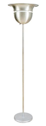 SWEDISH ART DECO ALUMINUM TORCHIERE