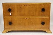 SWEDISH ART DECO INLAID OAK SE